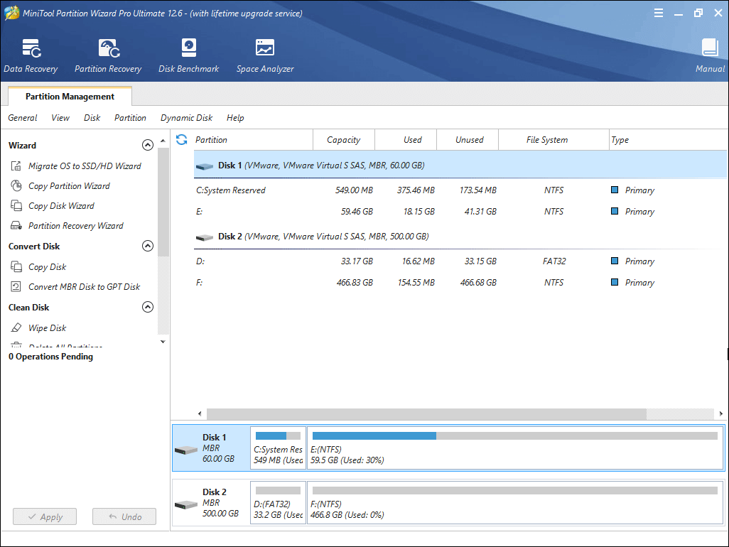 Partition Wizard Bootable Interface